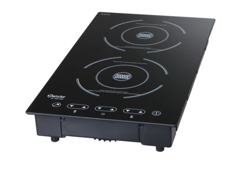  Bartscher Double induction hob 3500 Watt | 2 cooking zones 