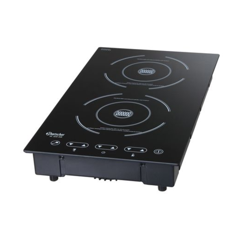  Bartscher Doppel-Induktionskochfeld 3500Watt | 2 Kochzonen 