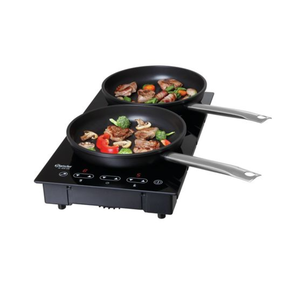 Plaque de cuisson à induction double 3500Watt | 2 zones de cuisson