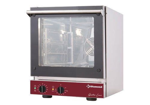  HorecaTraders Electric convection oven | 4x GN 2/3 | 57(h)x48x60.5 cm 