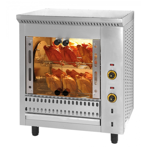  HorecaTraders Four à poulet grill | (H)98x82,5x64 cm | 380-415 V / 4 500 W 
