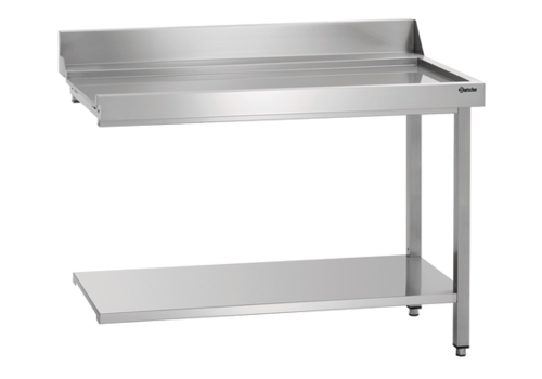  HorecaTraders Drain table | Stainless steel | 120x72x(h)85 cm 