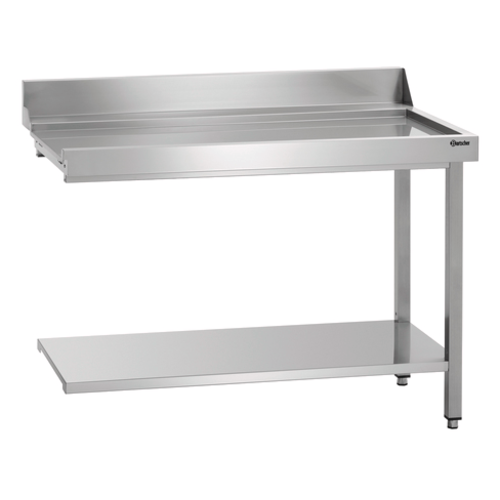  HorecaTraders Drain table | Stainless steel | 120x72x(h)85 cm 