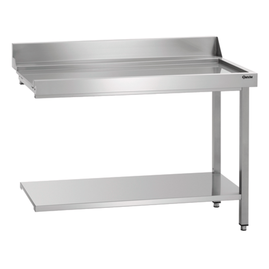 Table de vidange | acier inoxydable | 120x72x(h)85 cm