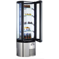 Pastry display case | LED lighting | 68x68x (h) 175 cm | 360 Litres