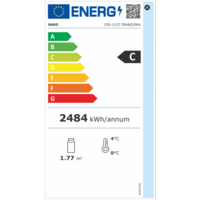 Gebaksvitrine | LED-verlichting | 68x68x(h)175 cm | 360 Liter