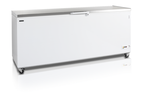  HorecaTraders Chest freezer with handle and lock 