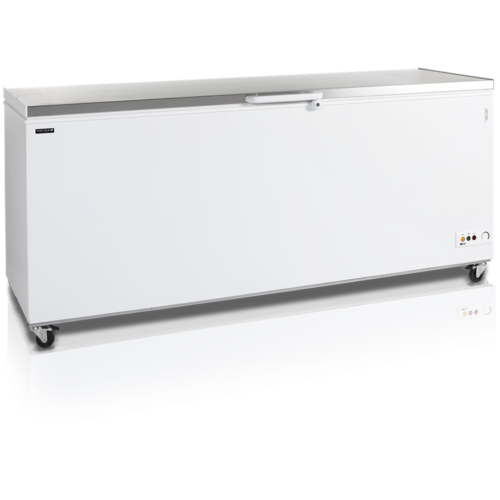  HorecaTraders Chest freezer with handle and lock 
