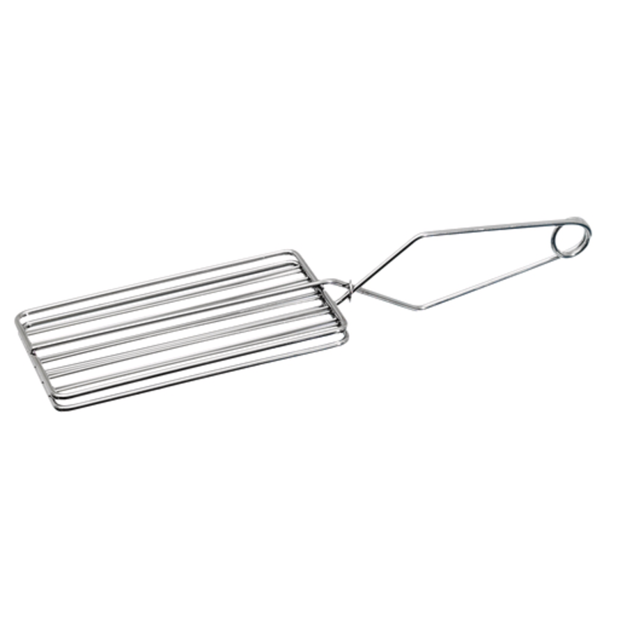 Pince à pain grillé | acier inoxydable | 10x34x(h)7 cm