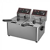 CaterChef  Doppelfritteuse | 2 x 5L | 32(h)x44x38 cm