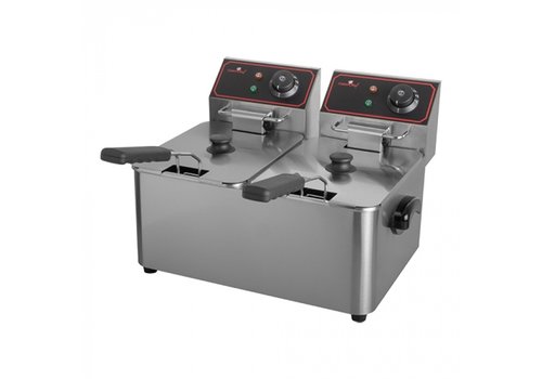  CaterChef  Double Fryer | 2 x 5L | 32(h)x44x38 cm 