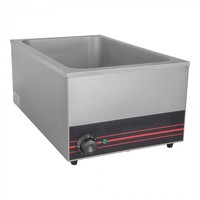 Bain-marie 1/1 GN | Stainless steel | 25.5(h)x35.4x58.2 cm