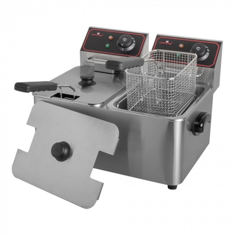 Double Fryer | 2 x 5L | 32(h)x44x38 cm