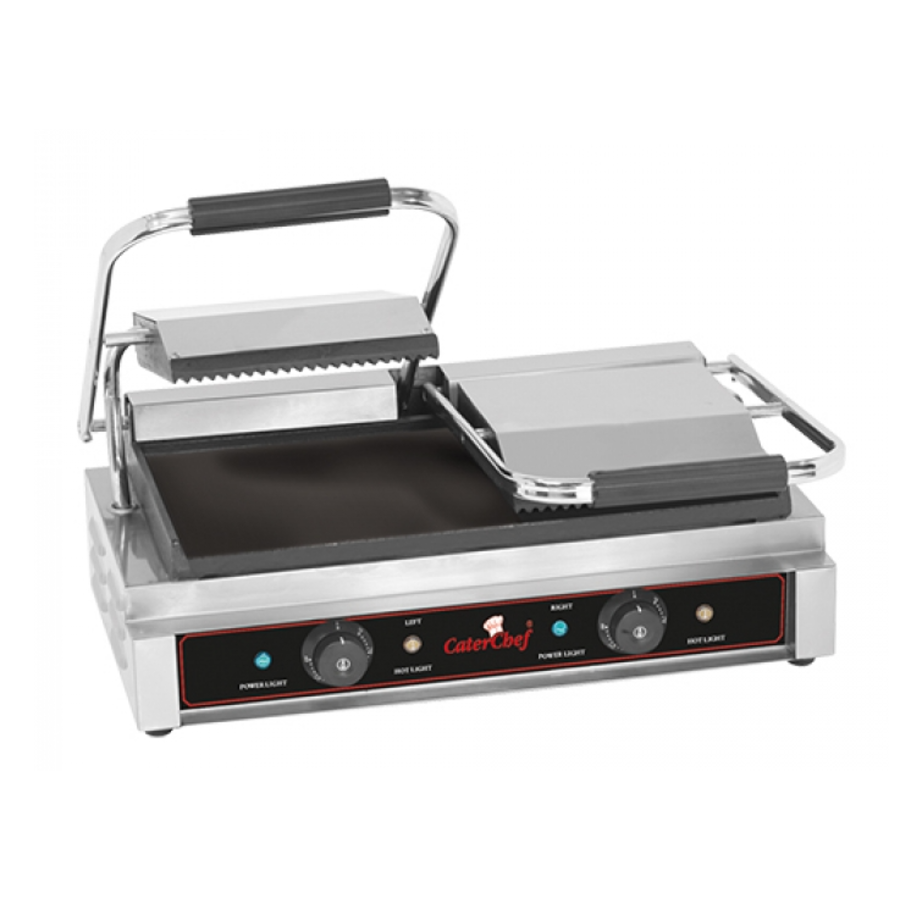 Ceramic Contact Grill | 50° to 300°C | (H) 19x57x32cm