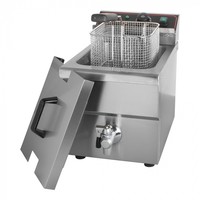 Elektrische Fritteuse 8L | 3250 W | mit Ablasshahn