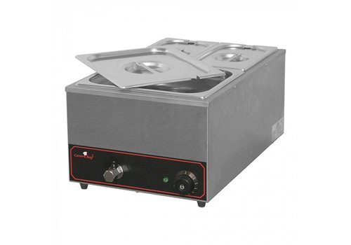  CaterChef  Bain-marie 1/1 GN | Incl. Conteneurs GN | 25,5(h)x35,4x59,5 cm 