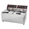 CaterChef  Dubbele friteuse | 2 x 8L | EGO thermostaat