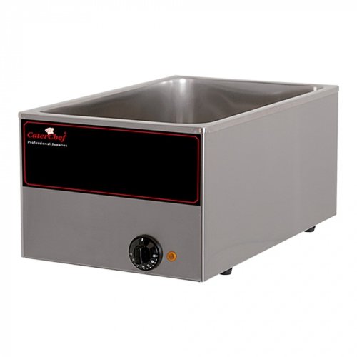  CaterChef  Bain-marie 1/1 GN | 24,5(h)x34,5x54,5 cm | Acier inoxydable 
