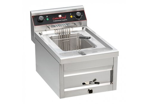  CaterChef  Fritteuse 12L | 9000 Watt | 32 (h) x 40 x 70 cm 