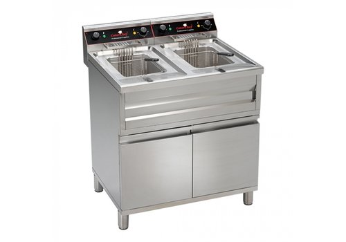  CaterChef  Friteuse 12L+12L | 9000 watts | 85(h)x80x70cm 
