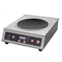 Induktionswokplatte Ø40 cm | 500–3100 W | (H)13x34x44,5cm