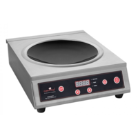 Plaque wok à induction Ø40 cm | 500-3100W | (H)13x34x44,5cm