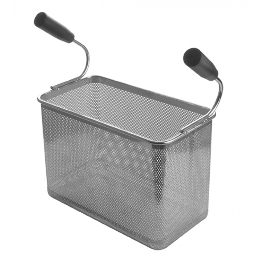 Pasta cooking basket | stainless steel | (H) 20x29x16cm