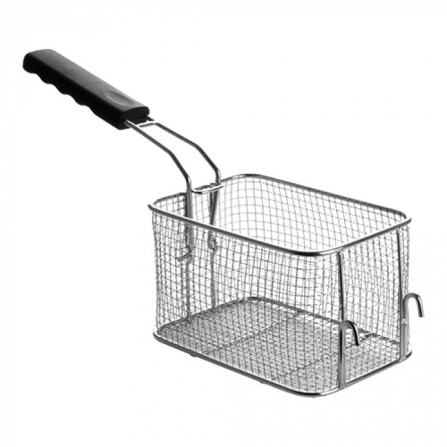 Frying basket 5L | stainless steel | 12.4(h)x20.8x14.2cm