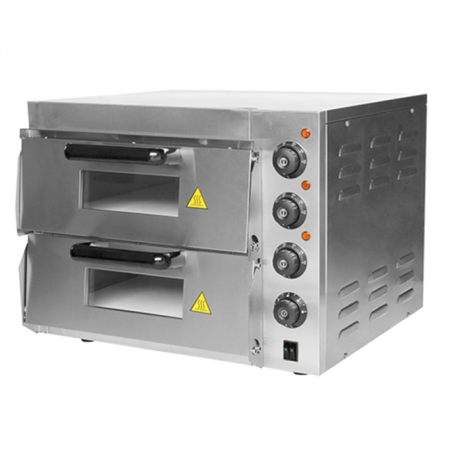 Pizza oven | stainless steel | (H)43.4x56x58.5 cm