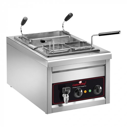  CaterChef  Cuiseur à pâtes | 18L | acier inoxydable | 30° à 120°C 