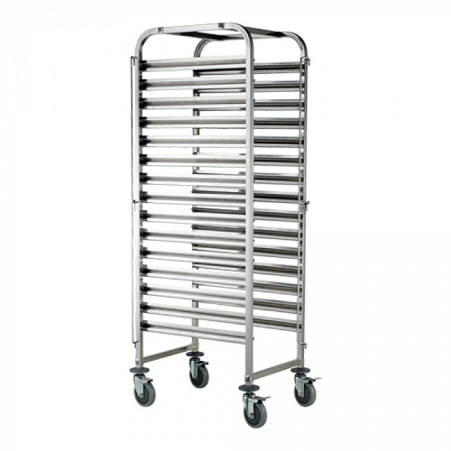 regaalwagen | stainless steel | 16 Levels | 173.5(h) x 46 x 62cm