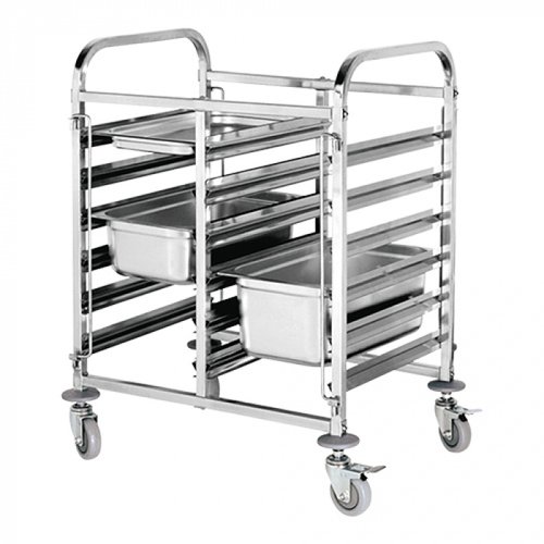  CaterChef  Chariot à étagères 1/1 GN | 12 niveaux | 96,5 (h) x 74,1 x 55 cm 