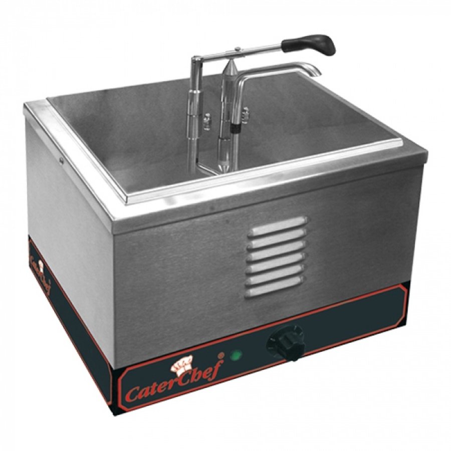 Distributeur de sauce 9,2 L | acier inoxydable | 27(H)x36,5(L)x36(P)cm