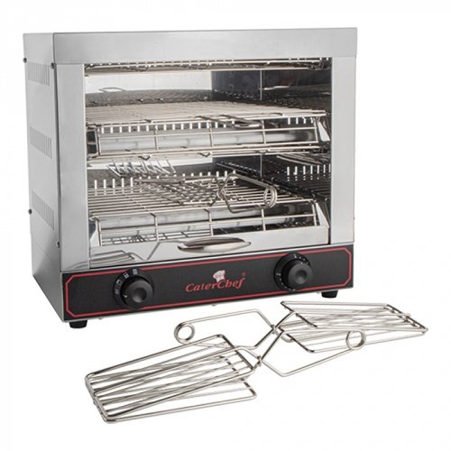  CaterChef  Machine à sandwich | acier inoxydable | 40(h)x 44 x20 cm 