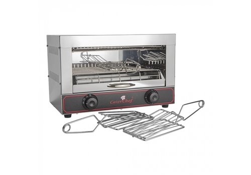  CaterChef  Tosti apparaat | RVS | 29(h) x 44 x 30 cm 