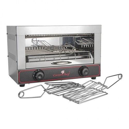  CaterChef  Machine à sandwich | acier inoxydable | 29(h) x 44 x 30 cm 