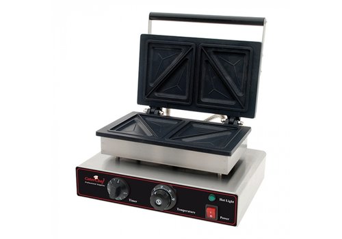  CaterChef  Machine à sandwich | 0° à 300°C | 22,2 (h) x 37,9 x 32,3 cm 