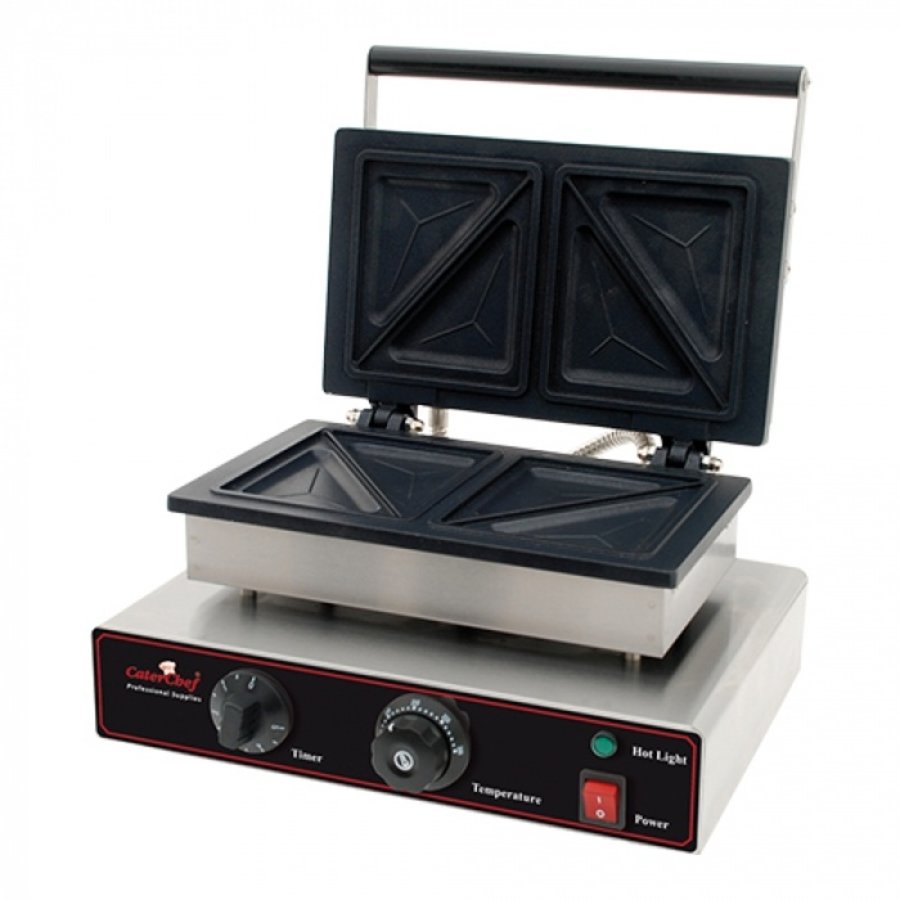 Machine à sandwich | 0° à 300°C | 22,2 (h) x 37,9 x 32,3 cm