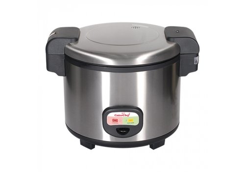  CaterChef  Cuiseur à riz 5,4 L | acier inoxydable | Revêtement antiadhésif 