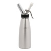 HorecaTraders machine à crème fouettée 1L | 30(h)x9Ø cm