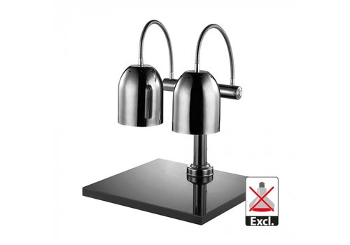  CaterChef  Lampe chauffante | 230V | acier inoxydable | 65(h)x50x45 cm 
