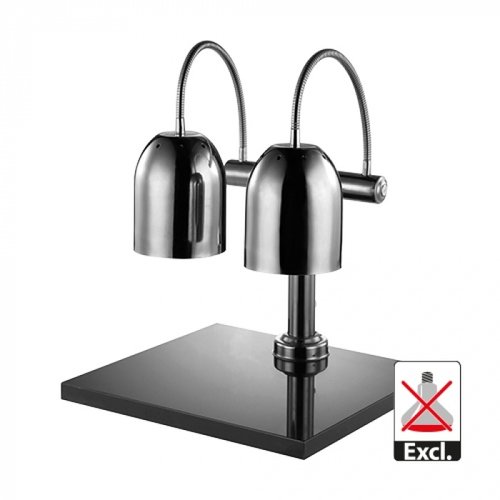 CaterChef  Lampe chauffante | 230V | acier inoxydable | 65(h)x50x45 cm 
