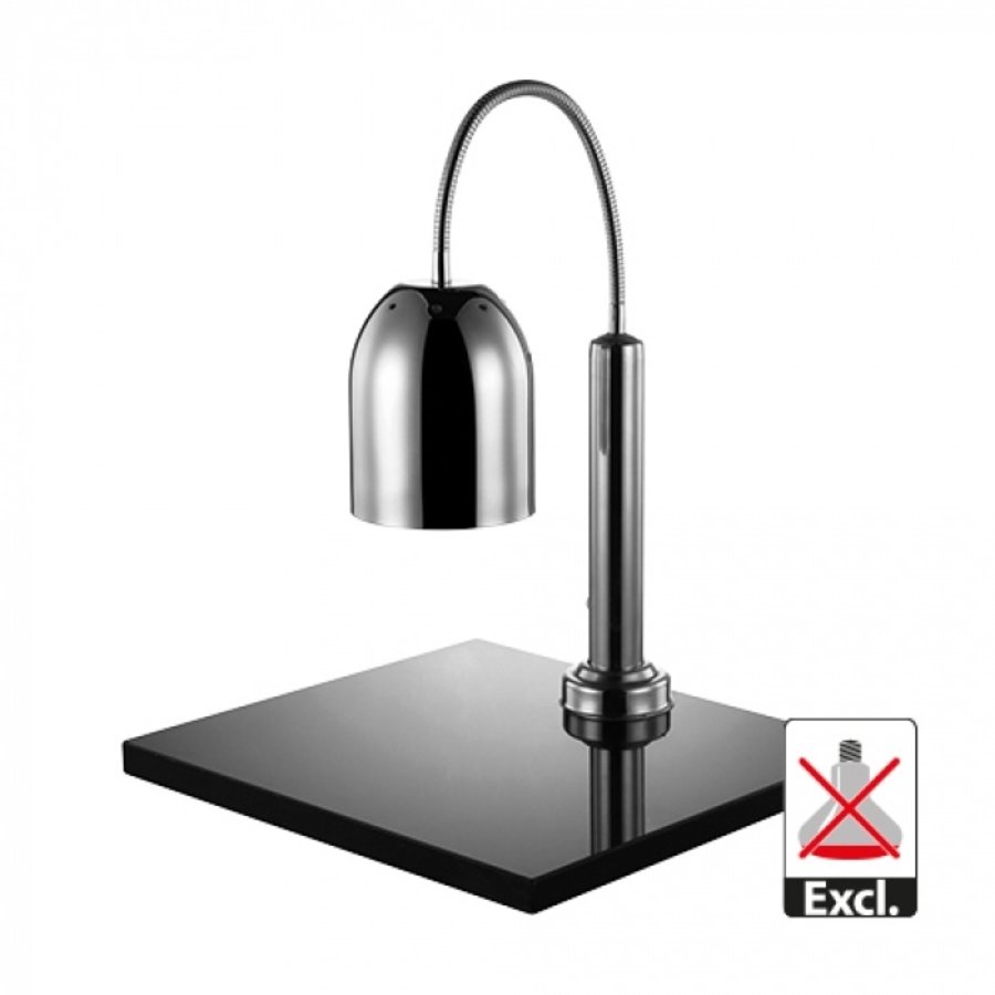 Lampe chauffante | 230V | acier inoxydable | 50x45x65(H) cm