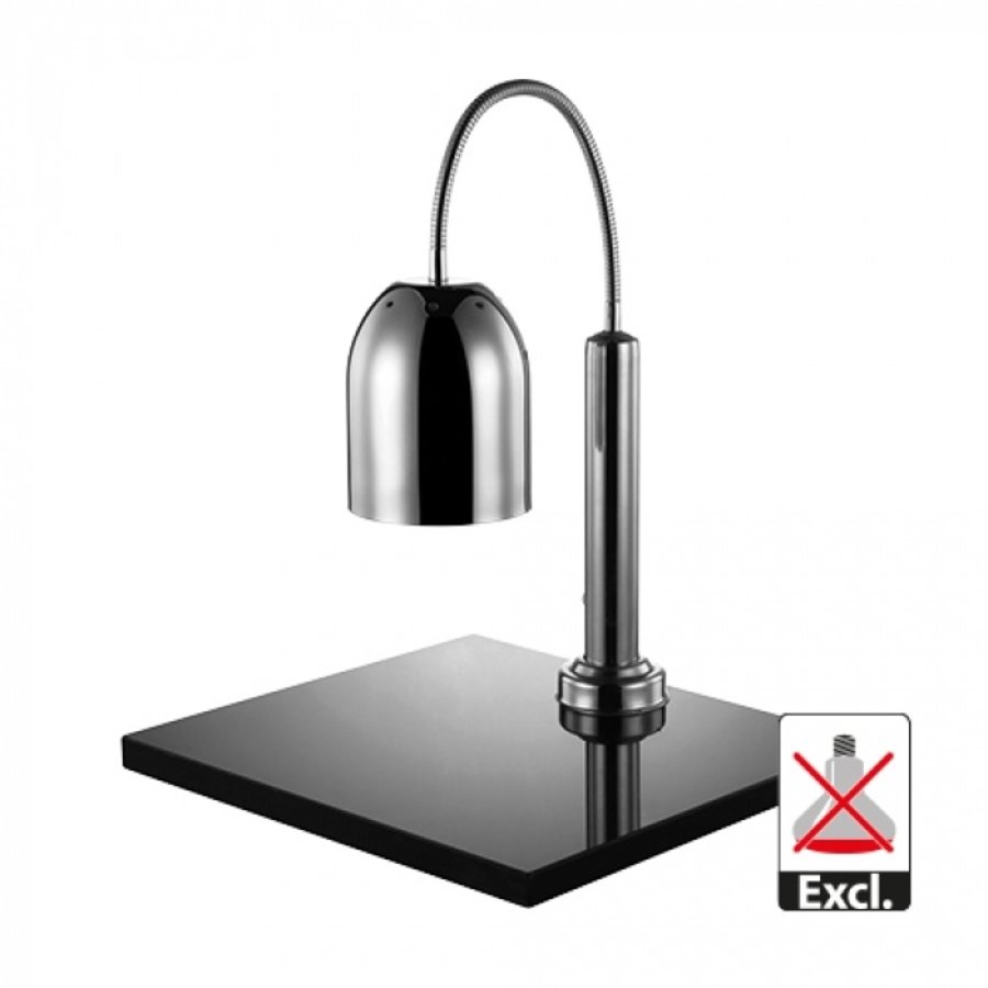 Warming lamp | 230V | stainless steel | 50x45x65(H) cm