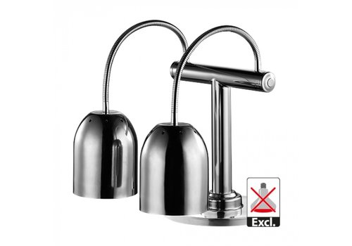  CaterChef  Lampe chauffante | 230V | acier inoxydable | Chrome 