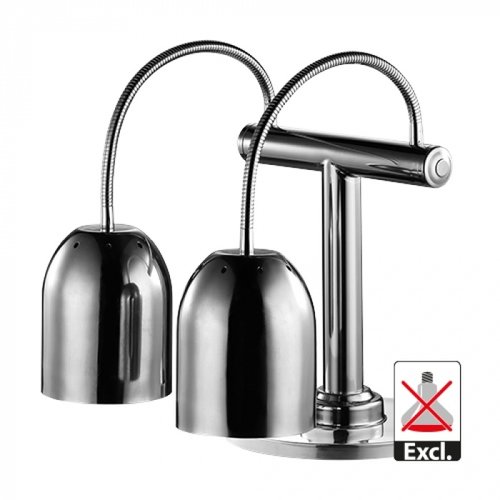  CaterChef  Lampe chauffante | 230V | acier inoxydable | Chrome 