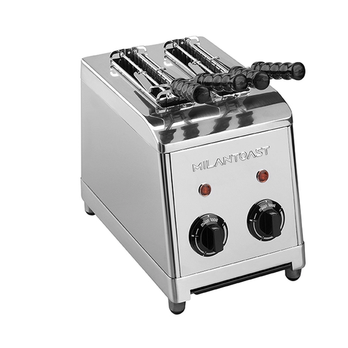  Milan Toast machine à sandwich 2 fentes | acier inoxydable 