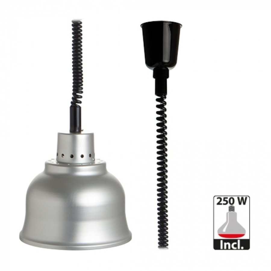 Lampe chauffante | Aluminium | 22(H)x22,5Ø cm
