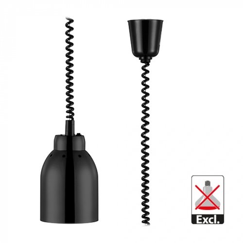  CaterChef  Lampe chauffante | Noir | 23,5(H)x16Ø cm 
