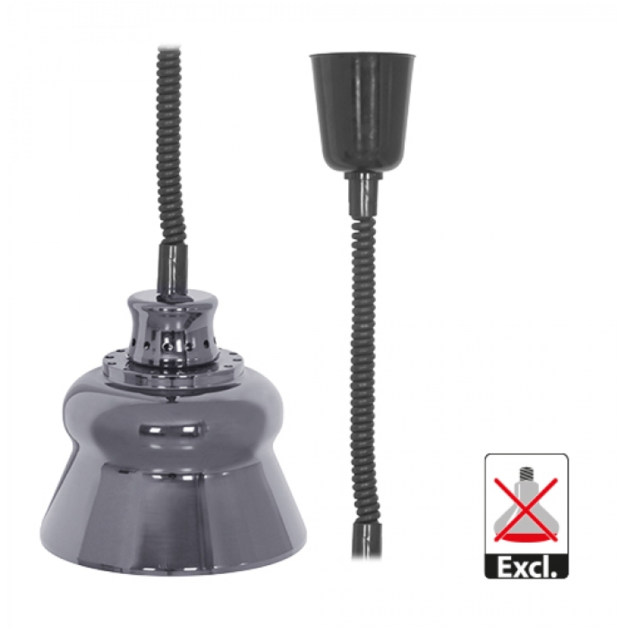 Lampe chauffante | gris foncé | 50-180 cm